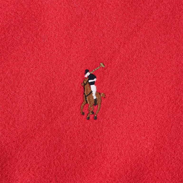 ポロ ラルフローレン POLO RALPH LAUREN マフラー メンズ レディース 男女兼用 サンライズレッド PC1047 619