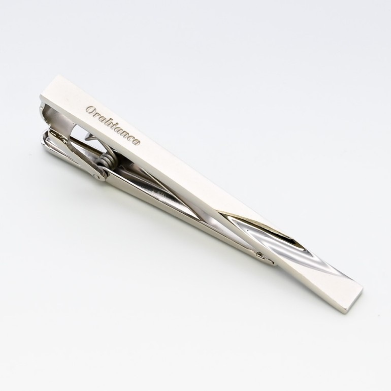 名入れ無料 オロビアンコ ネクタイピン タイバー メンズ タイピン タイバー タイクリップ シルバー ORT144 6812302