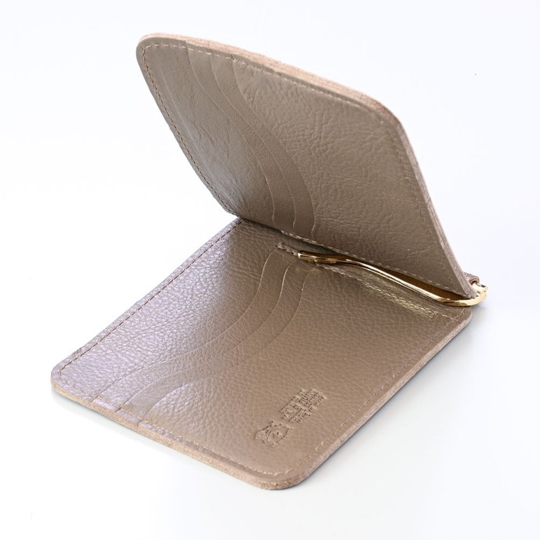 イルビゾンテ IL BISONTE 財布 マネークリップ 札ばさみ メンズ レディース バケッタレザー TORTORA トールトラ C0963 P 618【スペシャルラッピング660円(別売り)】