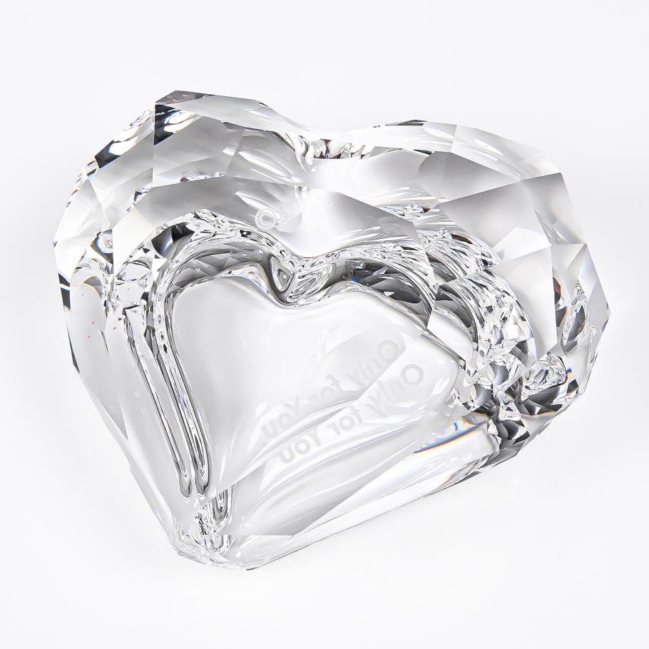 ♦美品♦スワロフスキー  スウィートハート クリスタル ♦置物 ペーパーウエイト ♢美品♢スワロフスキー スウィートハート クリスタル ♢置物 ペーパー