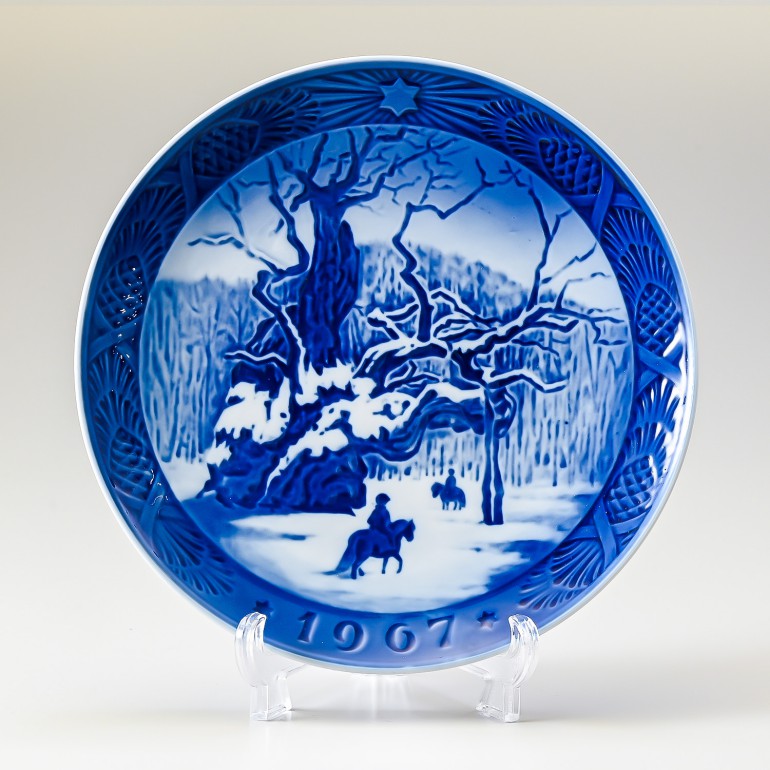 ロイヤルコペンハーゲン 1988年昭和63年 陶磁器イヤープレート