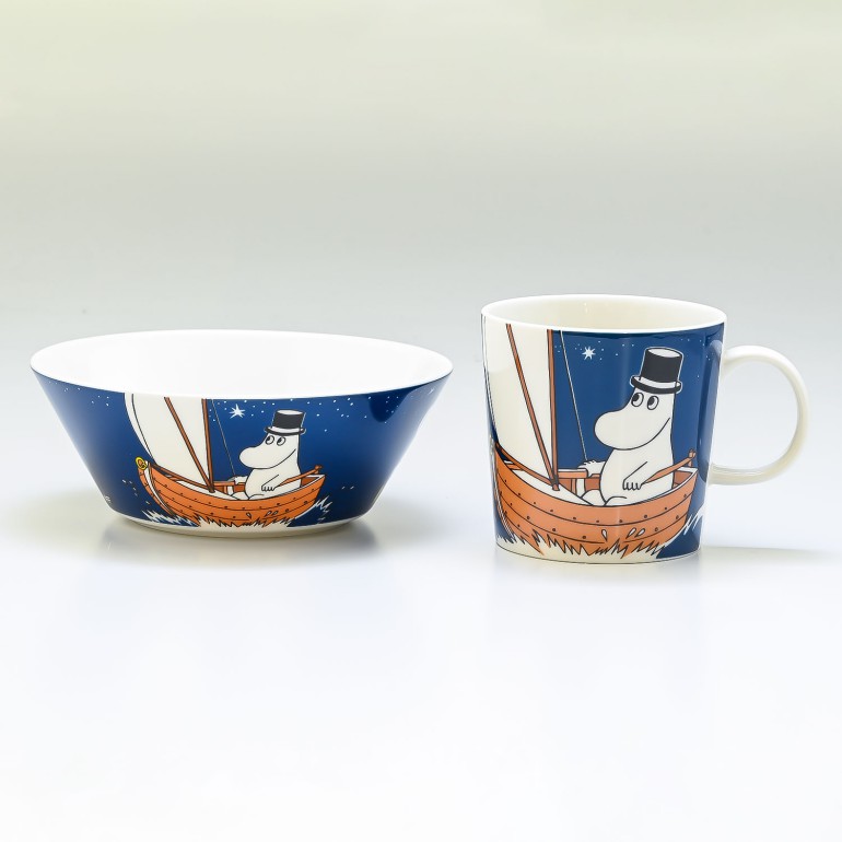 アラビア ARABIA ムーミンパパ マグカップ&ボウルセット ムーミンコレクション 1006380 1006381 北欧食器 洋食器【スペシャルラッピング1100円(別売り)】
