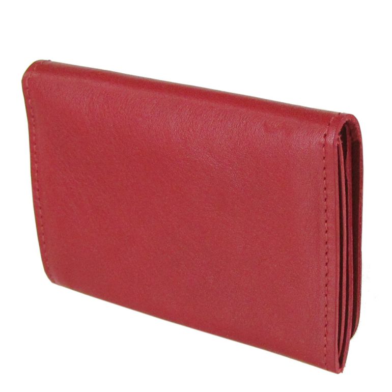イルビゾンテ IL BISONTE カードケース メンズ レディース 名刺入れ バケッタレザー レッド C0470 P 245【スペシャルラッピング660円(別売り)】