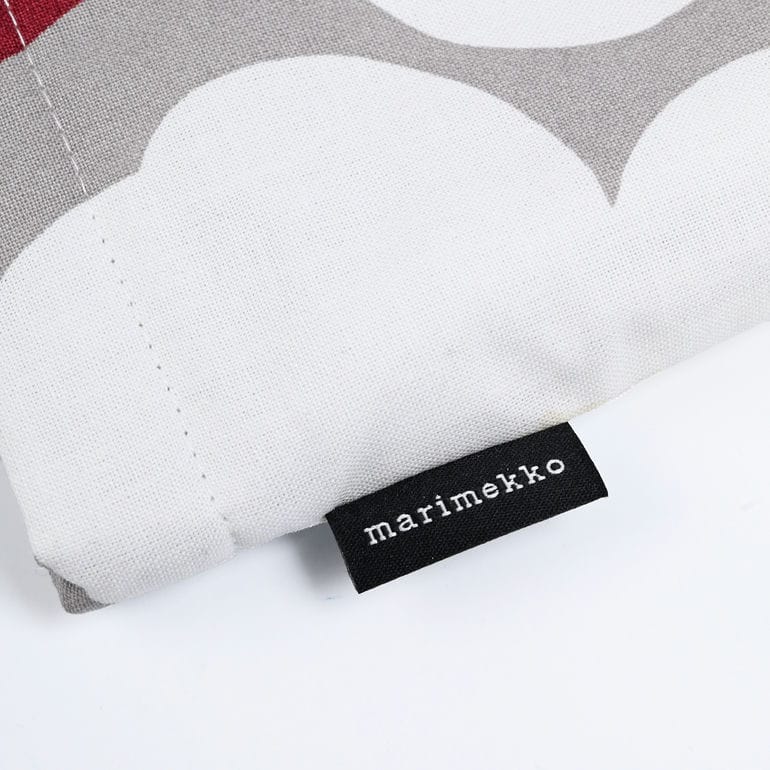 【刺しゅう名入れ可有料】マリメッコ marimekko ミトン Pieni Unikko ウニッコ ホワイト×グレー×ベージュ×ブラウン 73028 073028 915 北欧雑貨 北欧デザイン