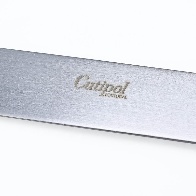 【名入れ可有料】クチポール Cutipol クーべ KUBE デザートナイフ 20.5cm ハンドメイド カトラリー シルバー ブラック KU06 食卓 洋食器