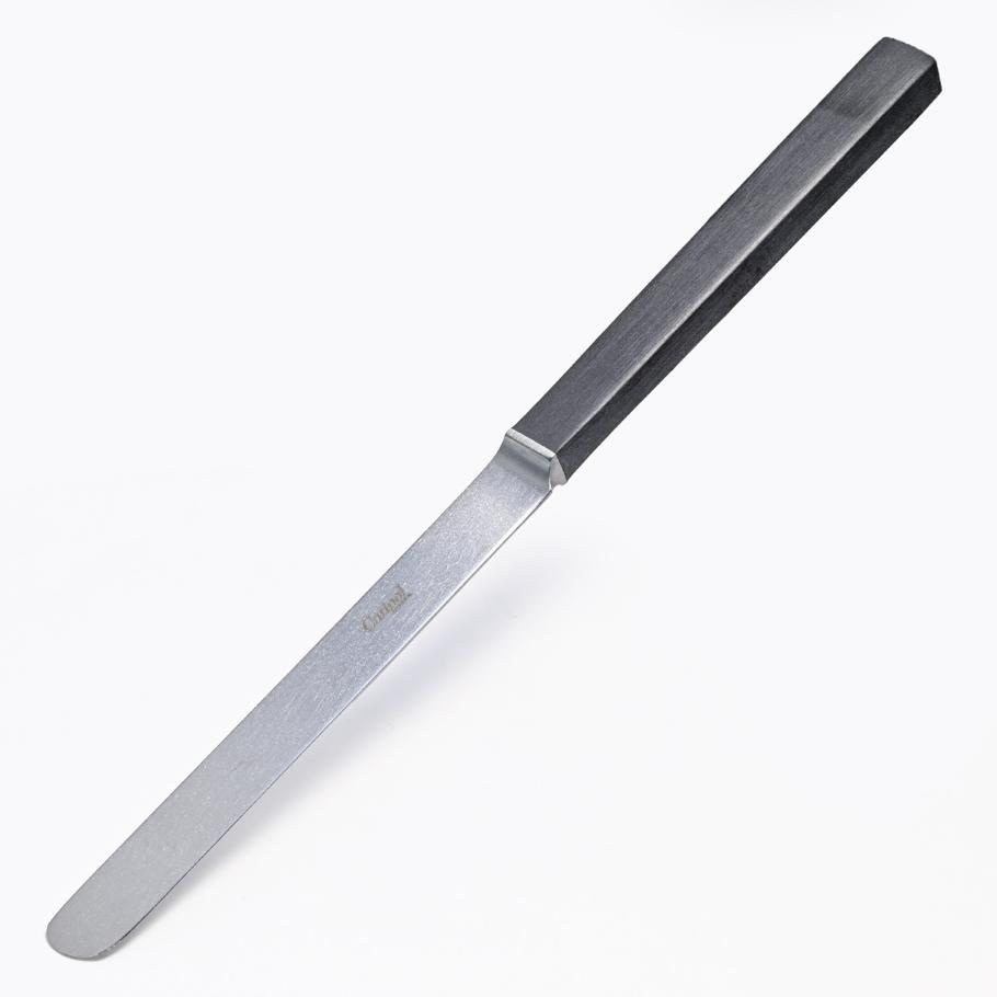 【名入れ可有料】クチポール Cutipol クーべ KUBE デザートナイフ 20.5cm ハンドメイド カトラリー シルバー ブラック KU06 食卓 洋食器