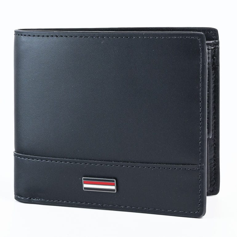 【名入れ可有料】高品質ヨーロッパ輸入モデル トミーヒルフィガー TOMMY HILFIGER 二つ折り財布 小銭入れ付 CORP CC AND COIN スペースブルー AM0AM13245 DW6 SPACE BLUE ウォレット 折財布【スペシャルラッピング660円(別売り)】