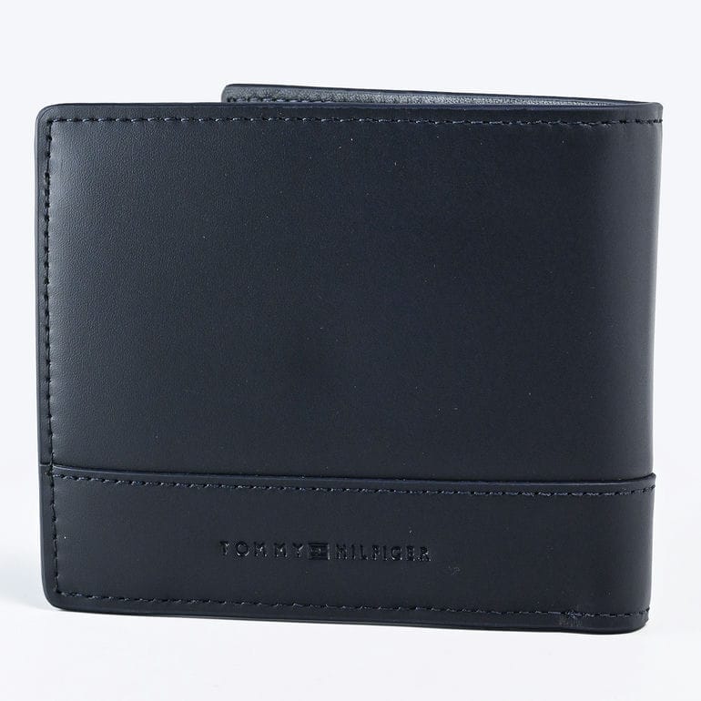 【名入れ可有料】高品質ヨーロッパ輸入モデル トミーヒルフィガー TOMMY HILFIGER 二つ折り財布 小銭入れ付 CORP CC AND COIN スペースブルー AM0AM13245 DW6 SPACE BLUE ウォレット 折財布【スペシャルラッピング660円(別売り)】