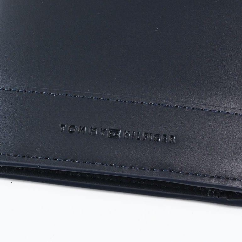 【名入れ可有料】高品質ヨーロッパ輸入モデル トミーヒルフィガー TOMMY HILFIGER 二つ折り財布 小銭入れ付 CORP CC AND COIN スペースブルー AM0AM13245 DW6 SPACE BLUE ウォレット 折財布【スペシャルラッピング660円(別売り)】