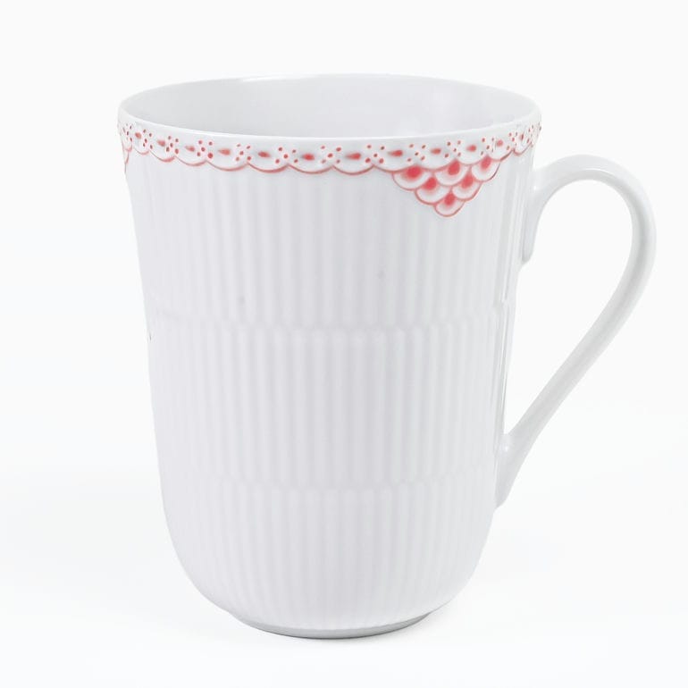 ロイヤルコペンハーゲン ROYAL COPENHAGEN コーラルフルーテッドレース マグカップ ペア 350ml 2個セット 2531033(1073139) 洋食器 テーブルウェア 北欧デザイン<br>【スペシャルラッピング660円(別売り)】