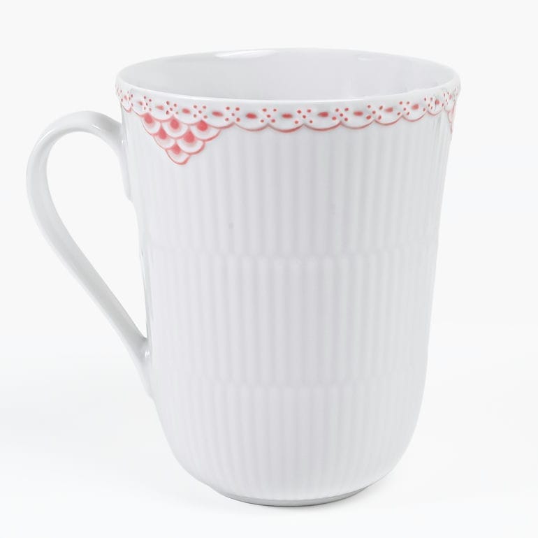 ロイヤルコペンハーゲン ROYAL COPENHAGEN コーラルフルーテッドレース マグカップ ペア 350ml 2個セット 2531033(1073139) 洋食器 テーブルウェア 北欧デザイン<br>【スペシャルラッピング660円(別売り)】