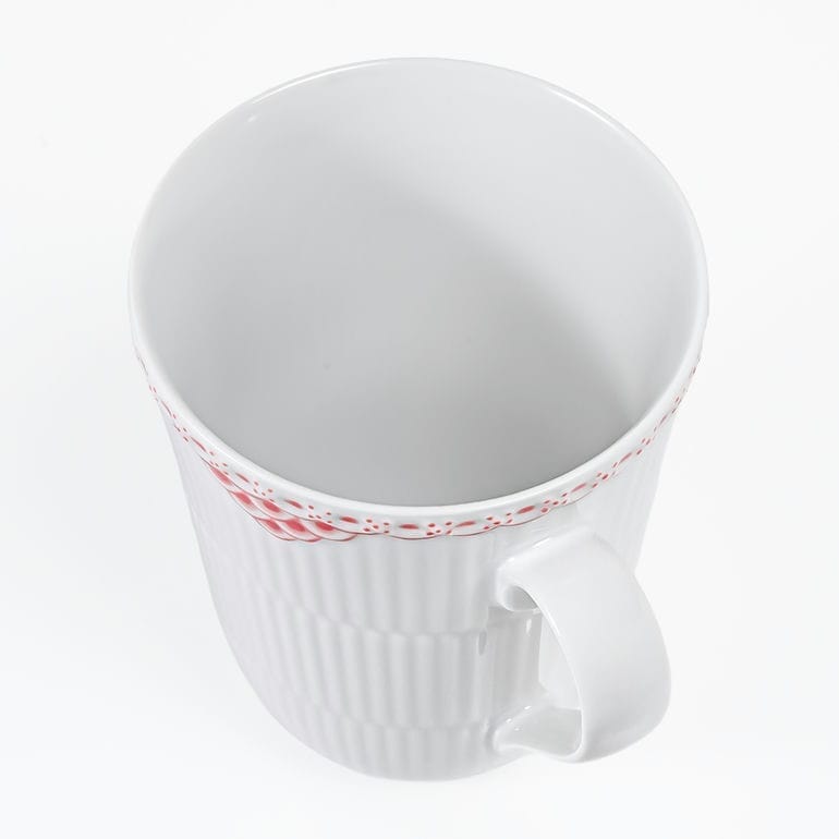 ロイヤルコペンハーゲン ROYAL COPENHAGEN コーラルフルーテッドレース マグカップ ペア 350ml 2個セット 2531033(1073139) 洋食器 テーブルウェア 北欧デザイン<br>【スペシャルラッピング660円(別売り)】