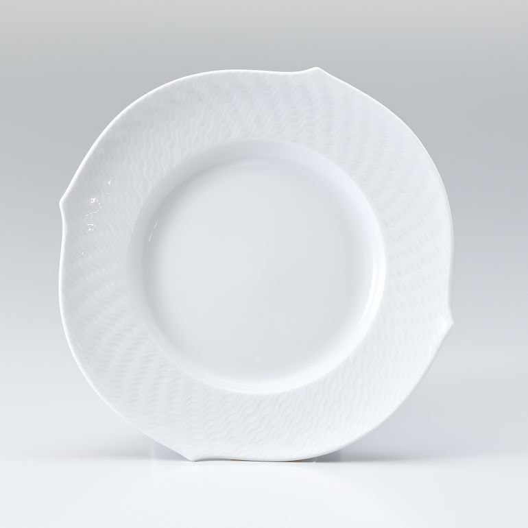 名入れ可有料】マイセン 波の戯れホワイト プレート 19cm