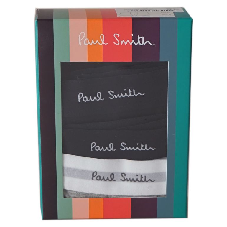 定価7.5万円 ポールスミス PS Paul Smith カシミヤ混 エンブレムボタン メルトンウール ハーフPコート 黒/3L