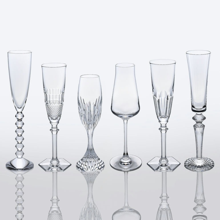 バカラ Baccarat シャンパングラス バブルボックス シャンパンフルート フルーティッシモ 6個セット 2811434 洋食器　<br>【スペシャルラッピング1100円(別売り)】