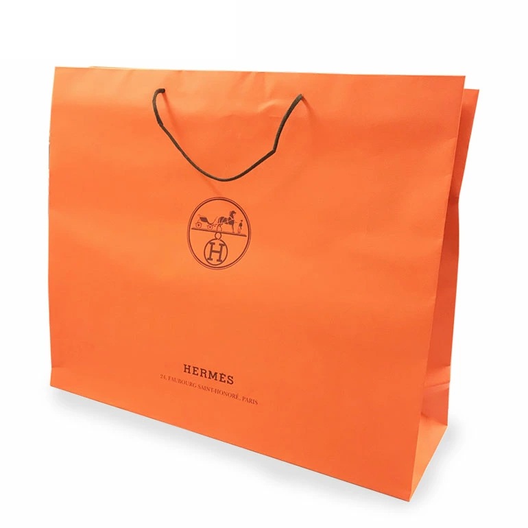 エルメス HERMES オレンジ 紙袋 10枚セット 大サイズ♡ 袋のみの購入不可】エルメス 純正紙袋 XXLサイズ 有料 もれなく