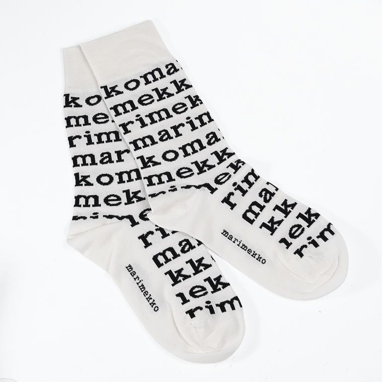 【marimekko】ロゴ ソックス(レディース) マリメッコ marimekko レディース ソックス 靴下 くつ下 KASVAA
