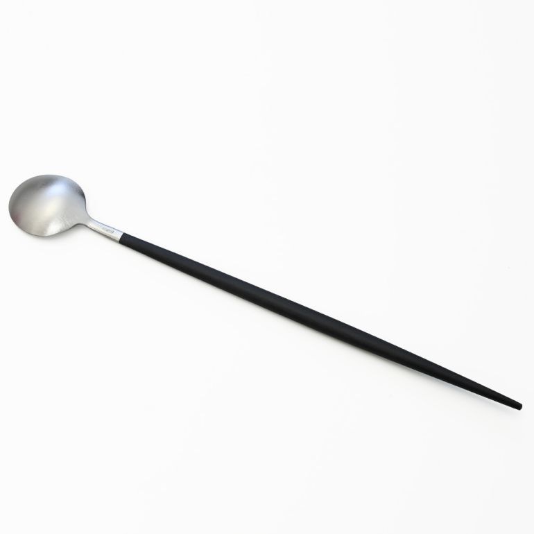 クチポール Cutipol GOA ゴア ブラック ロングドリンクスプーン 21cm GO.26 名入れ可有料 洋食器