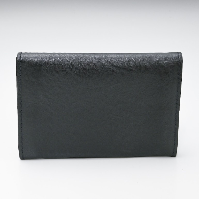 イルビゾンテ IL BISONTE カードケース 名刺入れ BLACK ブラック C0470 P 153 カウハイドレザー【スペシャルラッピング660円(別売り)】