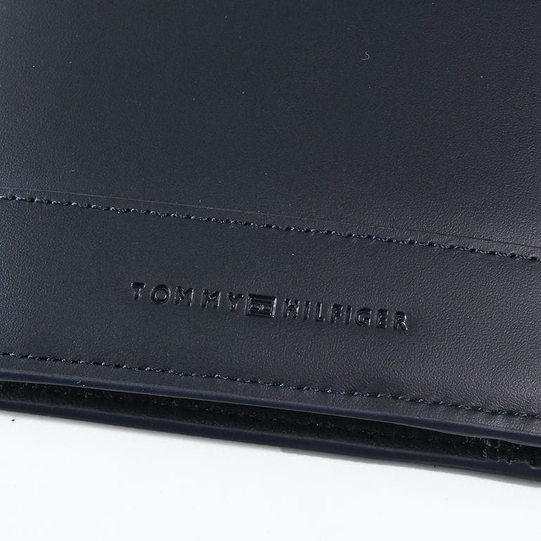 【名入れ可有料】高品質ヨーロッパ輸入モデル トミーヒルフィガー TOMMY HILFIGER 二つ折り財布 小銭入れ付 フラップタイプ CORP CC FLAP AND COIN スペースブルー AM0AM13246 DW6 SPACE BLUE ウォレット 折財布【スペシャルラッピング660円(別売り)】
