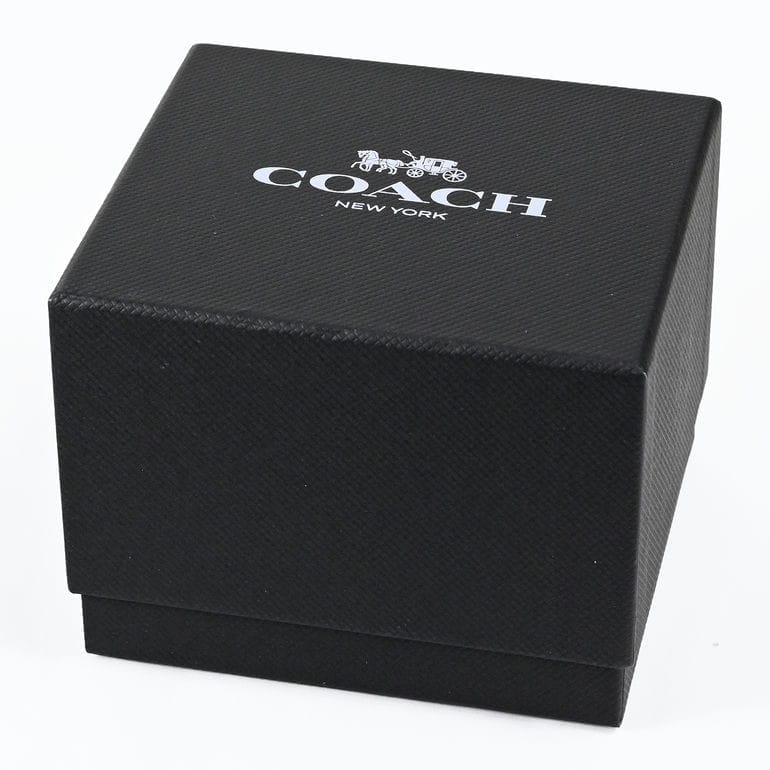 コーチ COACH バングル ブレスレット ブランドロゴ クリスタル セット ペア 2連 レディース ブラック ゴールド 463839GLD001 ジュエリー アクセサリー<br>【スペシャルラッピング660円(別売り)】