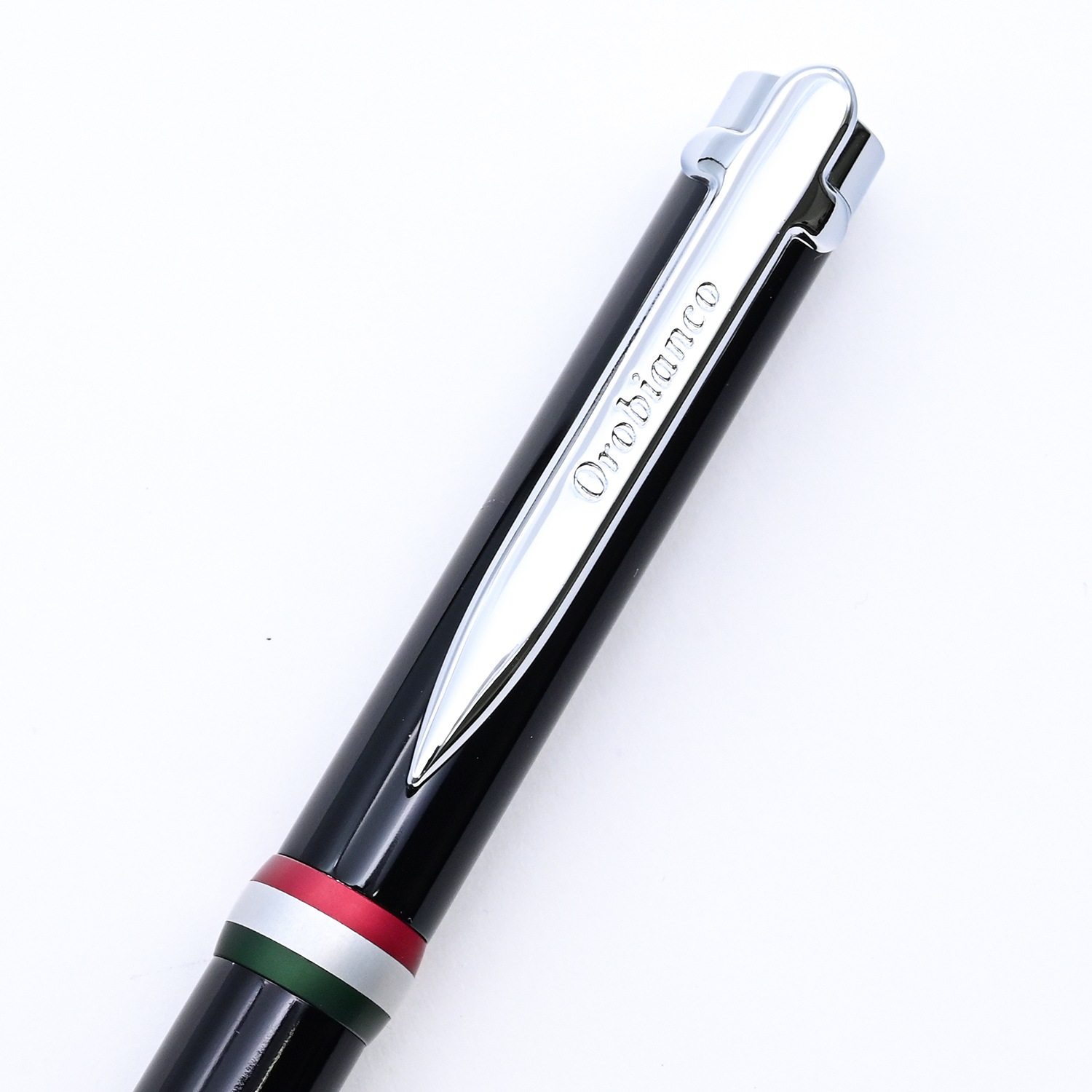 名入れ無料 オロビアンコ ボールペン ラ・スクリヴェリア 新モデル ボールペン ブラック×シルバー CT 単色 名入れギフト ボールペン 文房具【スペシャルラッピング660円(別売り)】