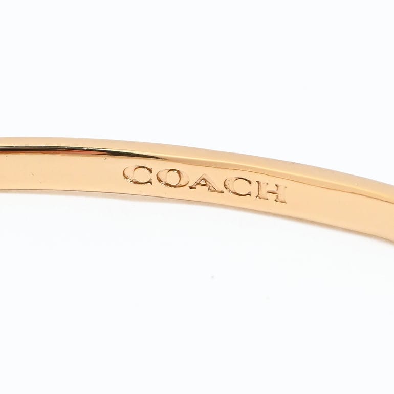 コーチ COACH バングル ブレスレット ブランドロゴ クリスタル セット