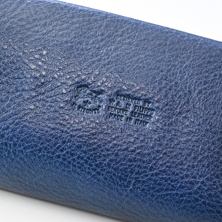 イルビゾンテ IL BISONTE ペンケース ネイビー イルビゾンテ IL BISONTE ペンケース メンズ レディース