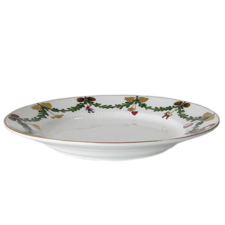 ロイヤルコペンハーゲン ROYAL COPENHAGEN スターフルーテッド プレート フラットプレート 19cm 2503619 日本未発売 1017455 北欧食器 洋食器 名入れ可有料 【スペシャルラッピング660円(別売り)】