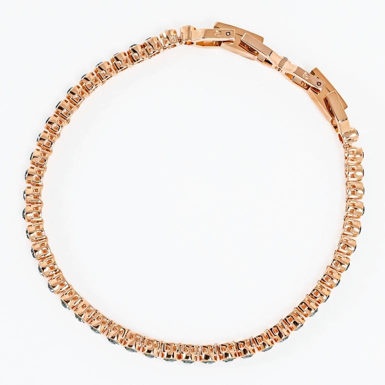 スワロフスキー SWAROVSKI ブレスレット Imber Emily Tennis ブラック ローズゴールド 5734240 ジュエリー アクセサリー【スペシャルラッピング660円(別売り)】