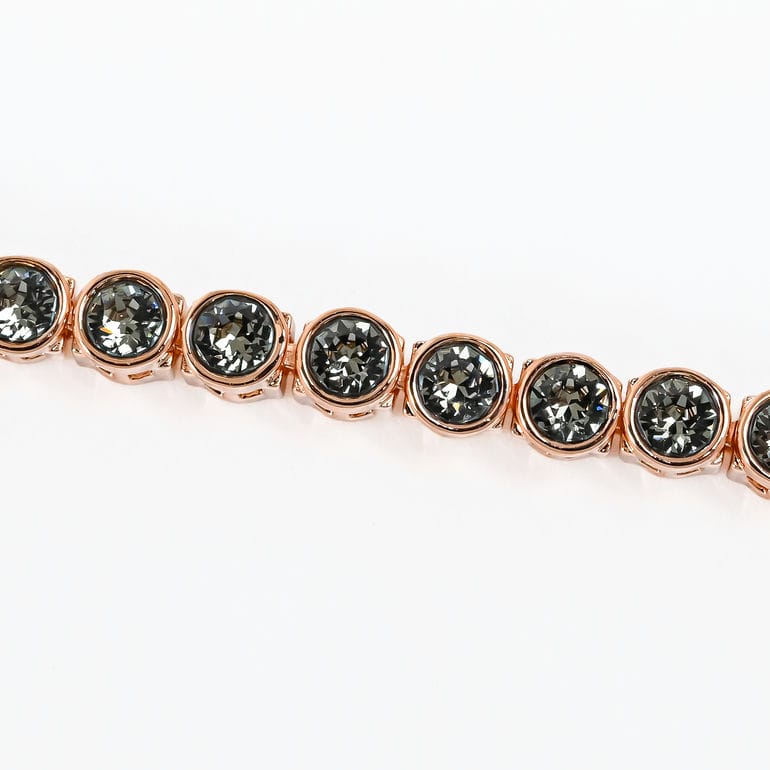 スワロフスキー SWAROVSKI ブレスレット Imber Emily Tennis ブラック ローズゴールド 5734240 ジュエリー アクセサリー【スペシャルラッピング660円(別売り)】