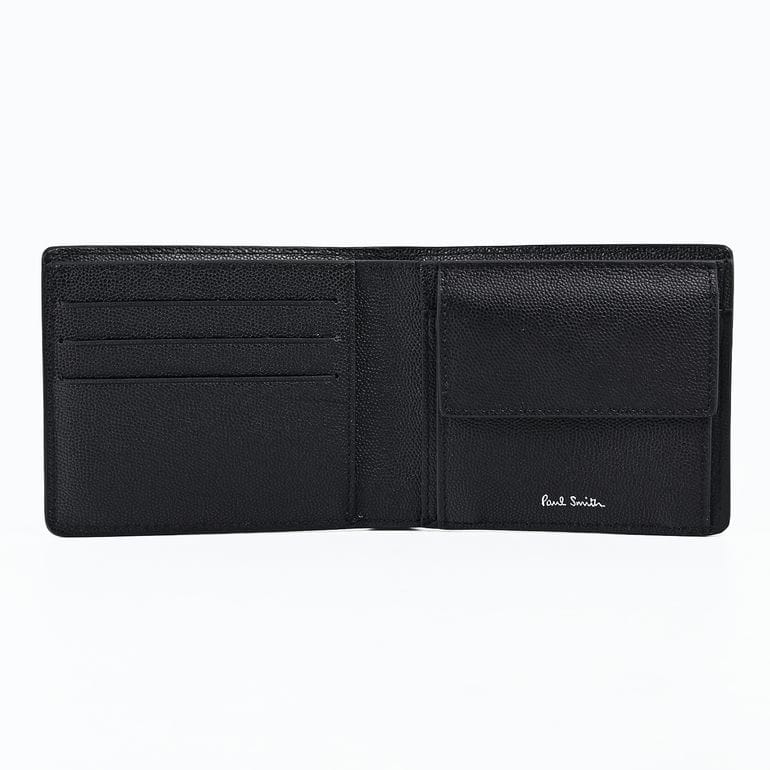 [ポールスミス]折財布 小銭入付■牛革 ■ブラック■定価29700円 楽天市場】Paul Smith ポールスミスメンズ小銭入れ付き二つ折り財布
