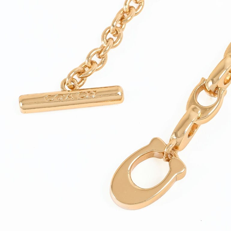コーチ COACH ブレスレット バングル シグネチャー Cロゴ レディース ゴールド 376745GLD710 ジュエリー アクセサリー<br>【スペシャルラッピング660円(別売り)】