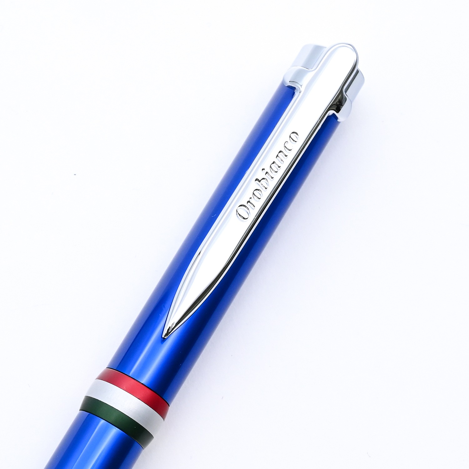 名入れ無料 オロビアンコ ボールペン ラ・スクリヴェリア 新モデル ボールペン ブルー×シルバー CT 単色 名入れギフト ボールペン 文房具【スペシャルラッピング660円(別売り)】