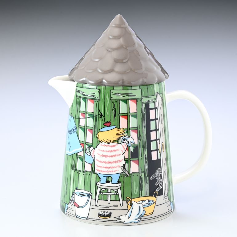 アラビア ARABIA ピッチャー ムーミンシリーズ バスハウス 水差し 1.0L 1055267 北欧食器 洋食器【スペシャルラッピング660円(別売り)】