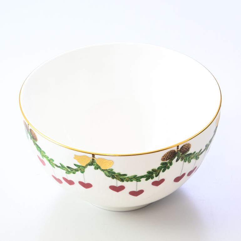 ロイヤルコペンハーゲン スターフルーテッド クリスマス ボウル 容量300ml 2503572 【日本未発売】 1017451 北欧食器 洋食器 名入れ可有料 【スペシャルラッピング660円(別売り)】