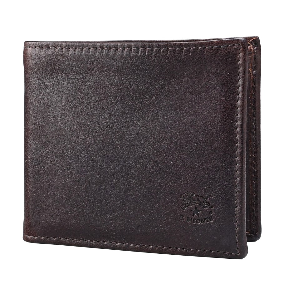 IL BISONTE イルビゾンテ 財布 折財布 二つ折り 牛革 レザー IL BISONTE イルビゾンテ 財布 2つ折りレザーウォレット 二