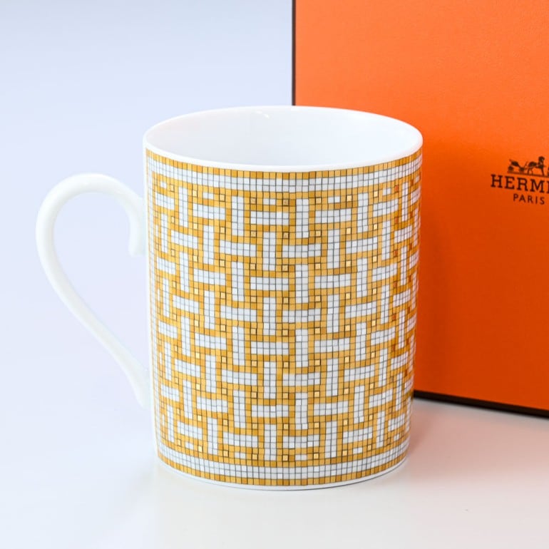 エルメス HERMES モザイク ヴァンキャトル 26031P マグカップ シングル