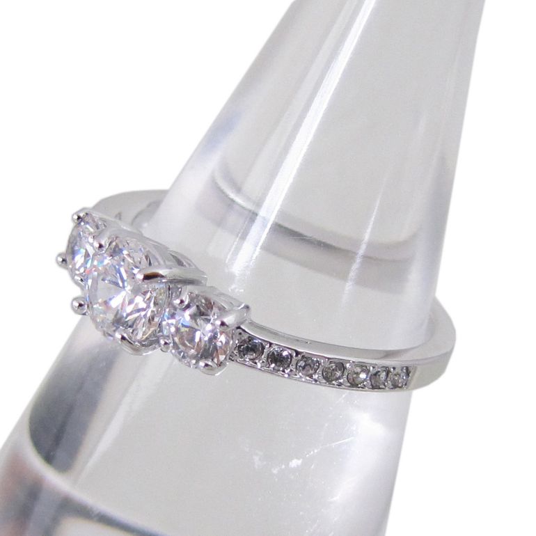 スワロフスキー SWAROVSKI リング レディース 指輪 11号 アトラクトトリロジーラウンド ATTARACT TRILOGY ROUND シルバー 5448901<br>【スペシャルラッピング660円(別売り)】