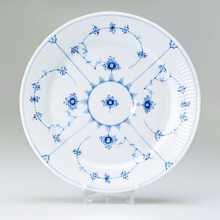 ロイヤルコペンハーゲン ブルーフルーテッド プレイン 27cm プレート