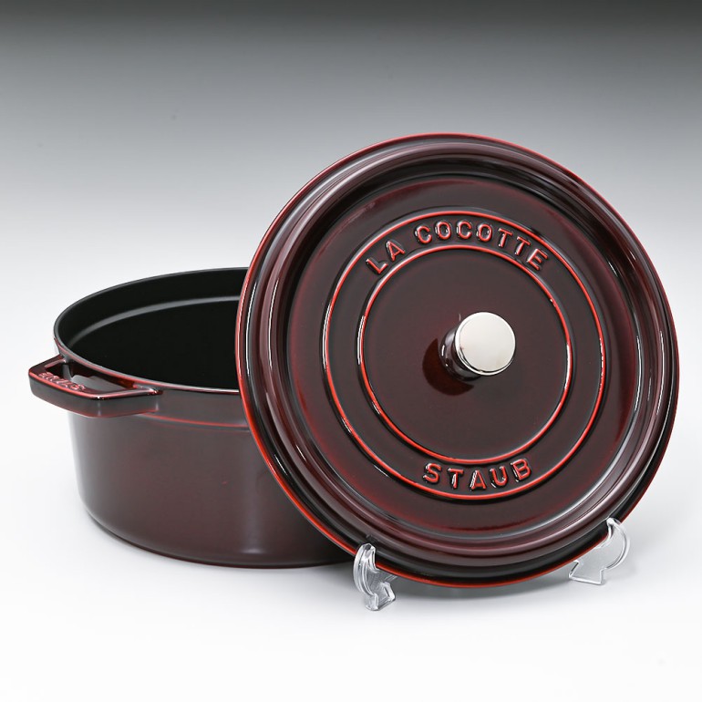 STAUB ココット ラウンド 22cm グレナディンレッド ストウブ staub