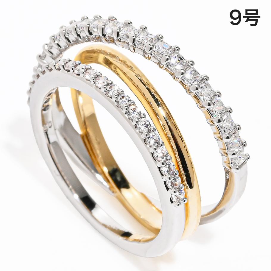 スワロフスキー SWAROVSKI リング 指輪 9号 Hyperbola クリア ゴールド 5689731(5714162) ジュエリー<br>【スペシャルラッピング660円(別売り)】