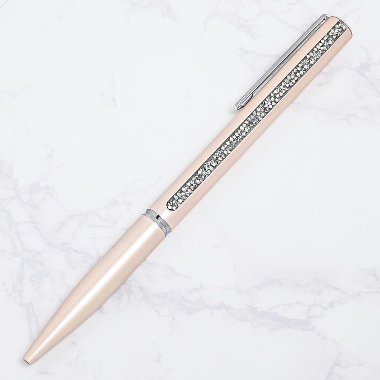 【名入れ可有料】スワロフスキー SWAROVSKI ボールペン Crystal Shimmer Glide クリスタル シマー グライド ベージュ 5707705 筆記具 高級