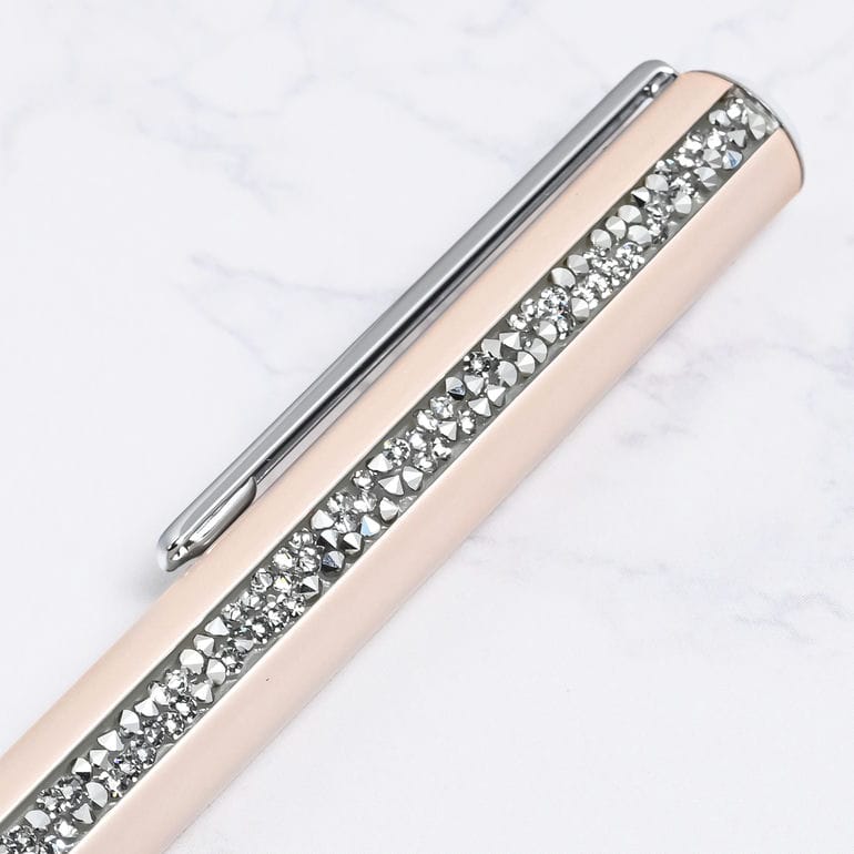 【名入れ可有料】スワロフスキー SWAROVSKI ボールペン Crystal Shimmer Glide クリスタル シマー グライド ベージュ 5707705 筆記具 高級