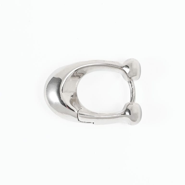コーチ COACH ピアス フープピアス シグネチャー Cロゴ レディース シルバー 351447RHO030 ジュエリー アクセサリー<br>【スペシャルラッピング660円(別売り)】