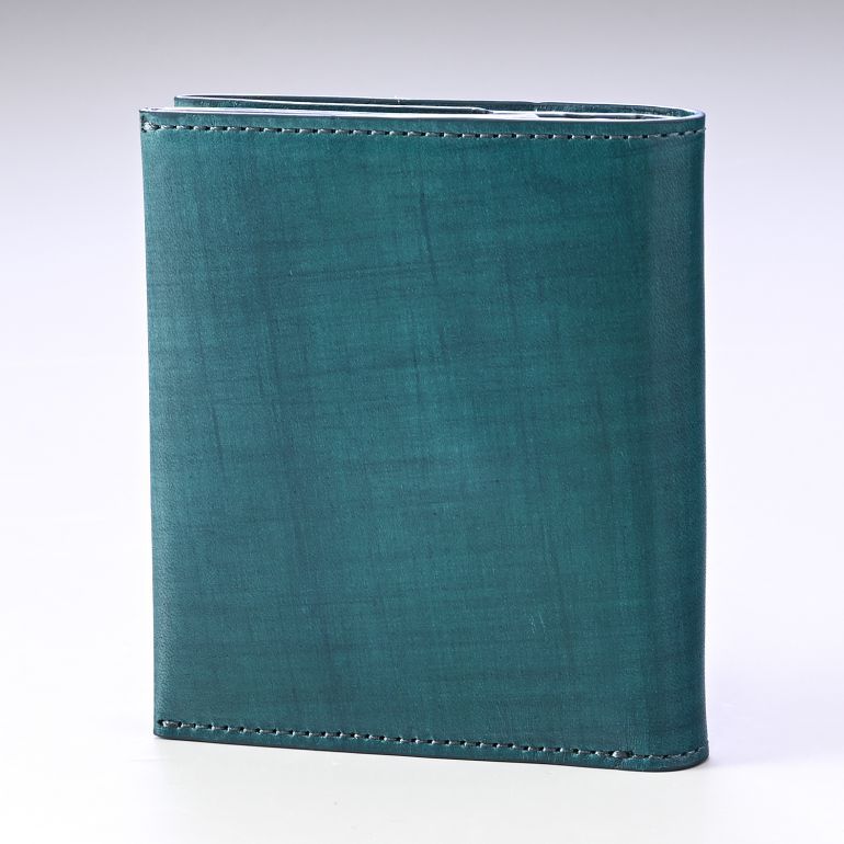 ポールスミス Paul Smith 二つ折り財布 メンズ ブラッシュストローク ティール 7510/KBRUSH 40 Made in ITALY 【スペシャルラッピング660円(別売り)】