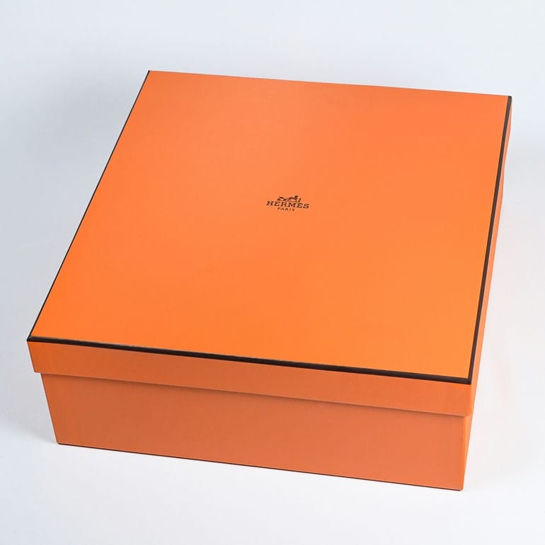 エルメス HERMES ガダルキヴィール レッド 花瓶 フラワーベース