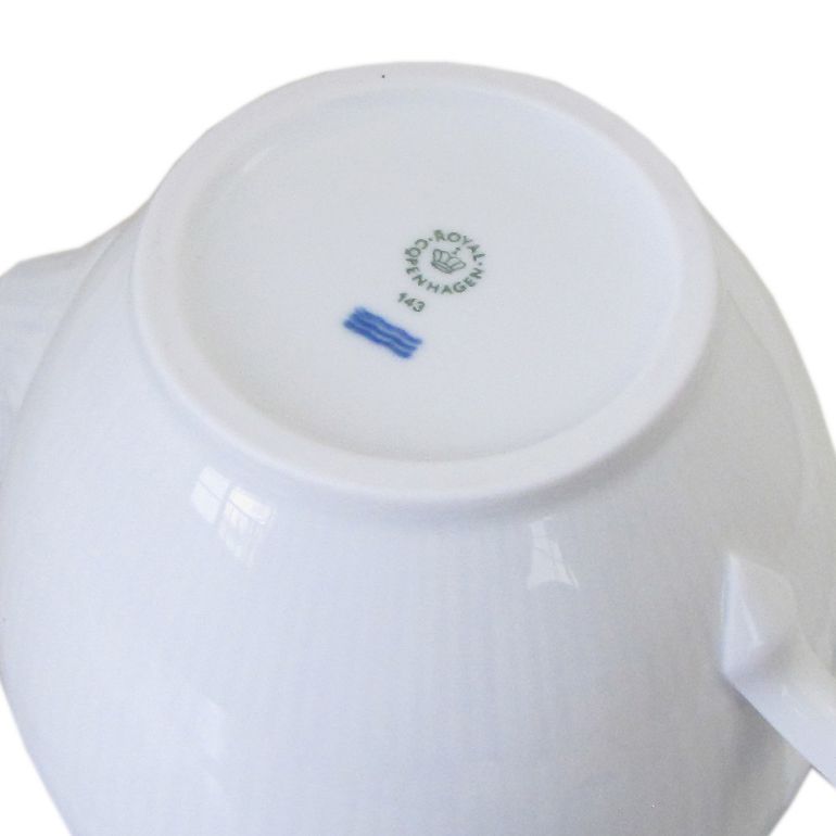 ロイヤルコペンハーゲン ホワイトフルーテッド ハーフレース ティーポット 1000ml 1128141 1017279 北欧食器 洋食器 【スペシャルラッピング660円(別売り)】