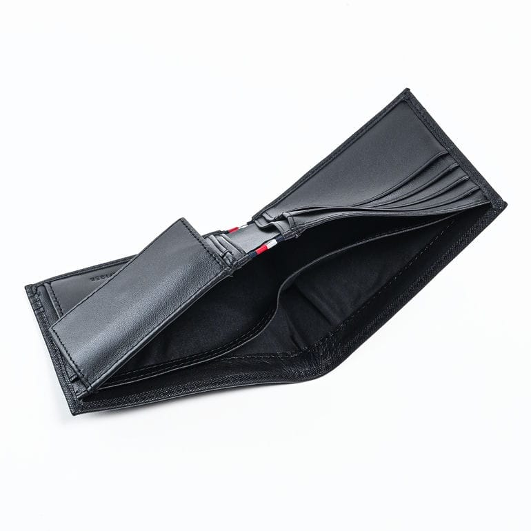 【名入れ可有料】高品質ヨーロッパ輸入モデル トミーヒルフィガー TOMMY HILFIGER 二つ折り財布 小銭入れ付 BUSINESS CC AND COIN スペースブルー AM0AM13259 DW6 SPACE BLUE ウォレット 折財布【スペシャルラッピング660円(別売り)】