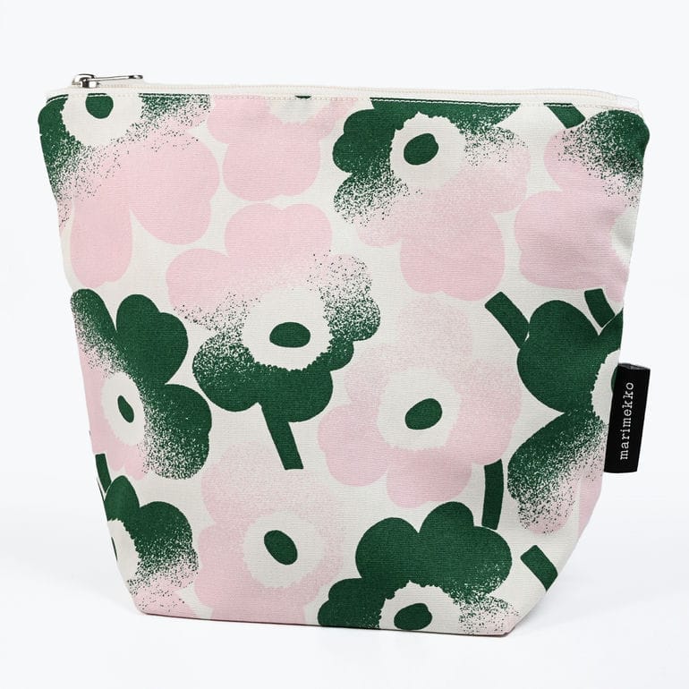 marimekko メイクポーチ　日本限定　グリーン　マリメッコ　コスメポーチ 刺しゅう名入れ可有料】マリメッコ marimekko ポーチ 小物入れ